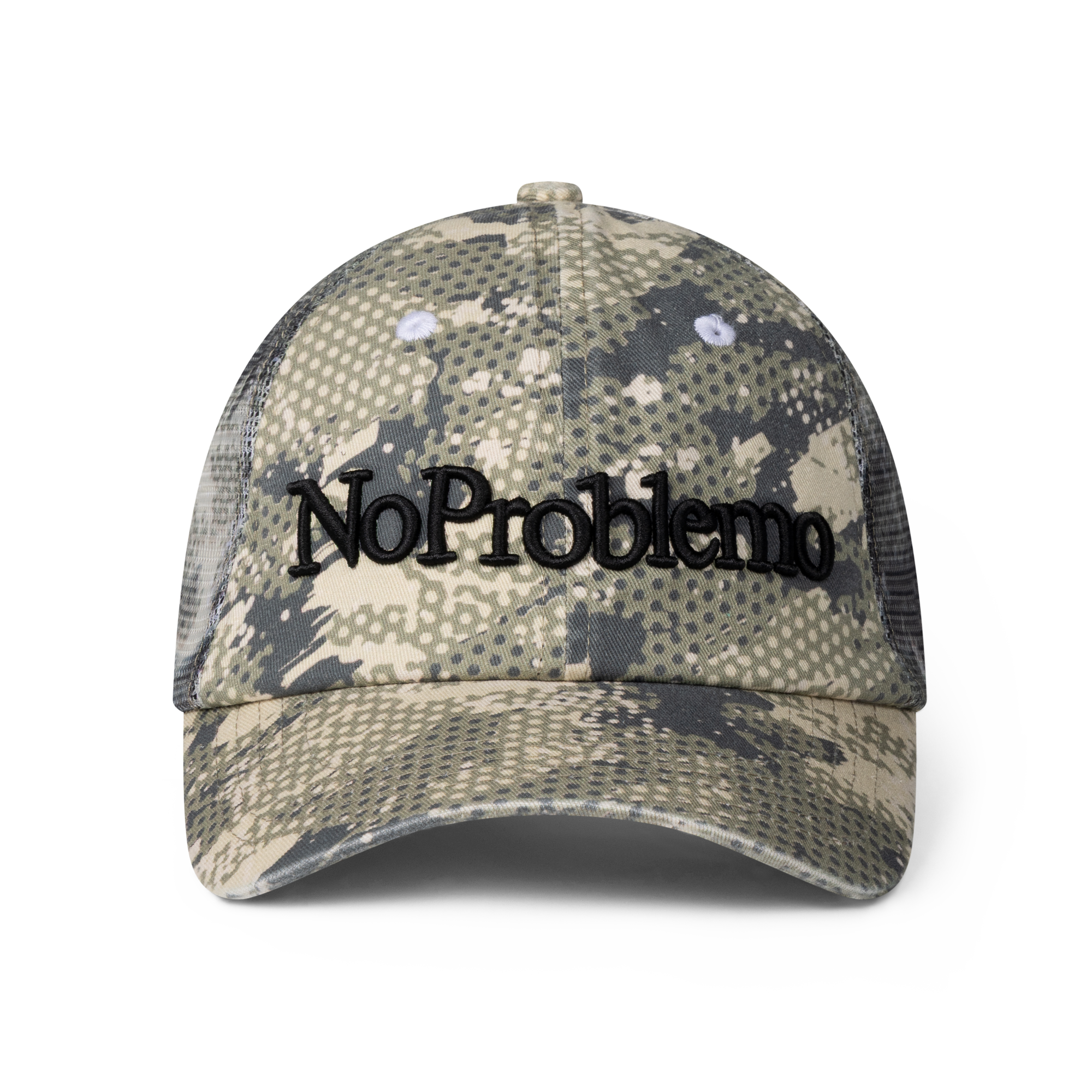 No Problemo Forest Trucker Cap Light Camo