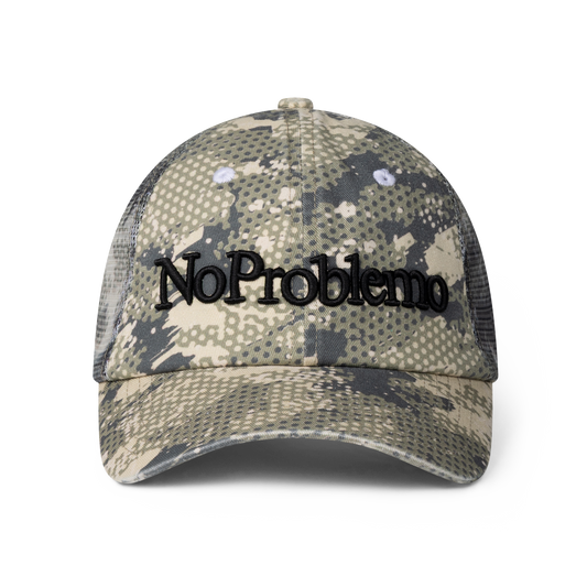 No Problemo Forest Trucker Cap Light Camo
