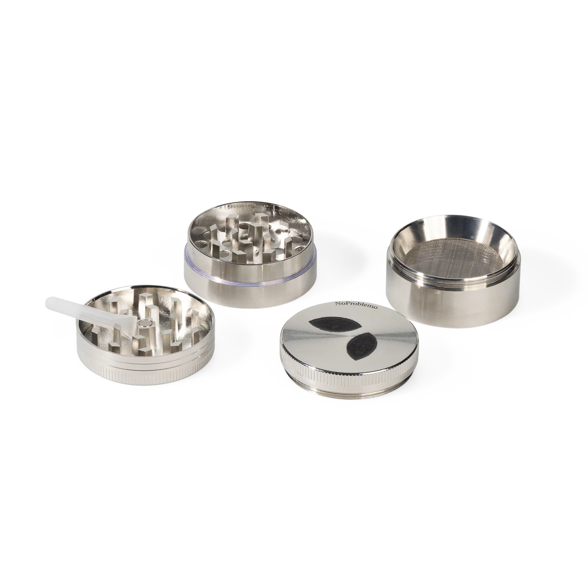 No Problemo Alien-O Grinder Silver