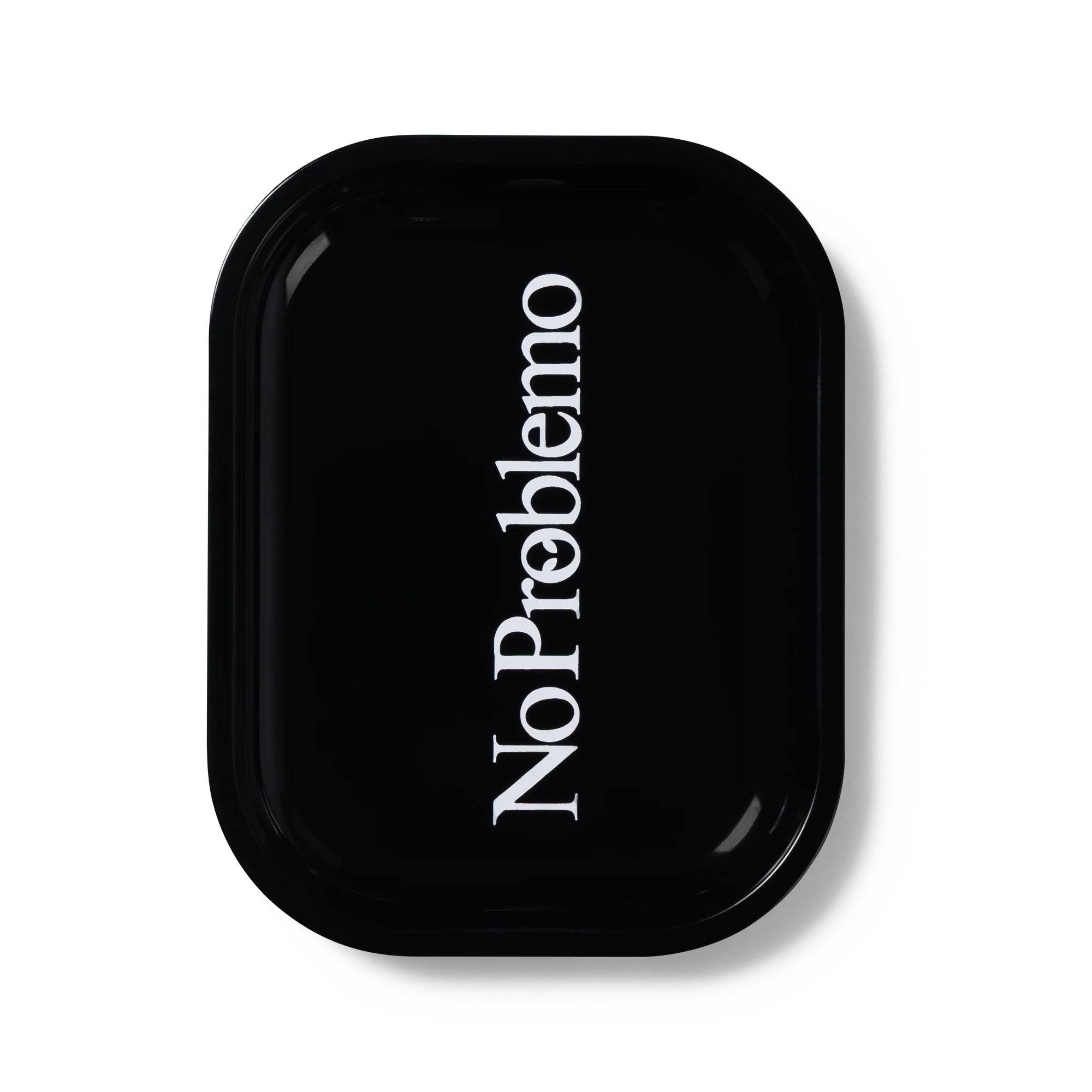 No Problemo Metal Tray Black