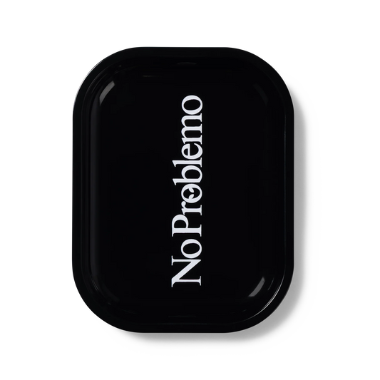 No Problemo Metal Tray Black