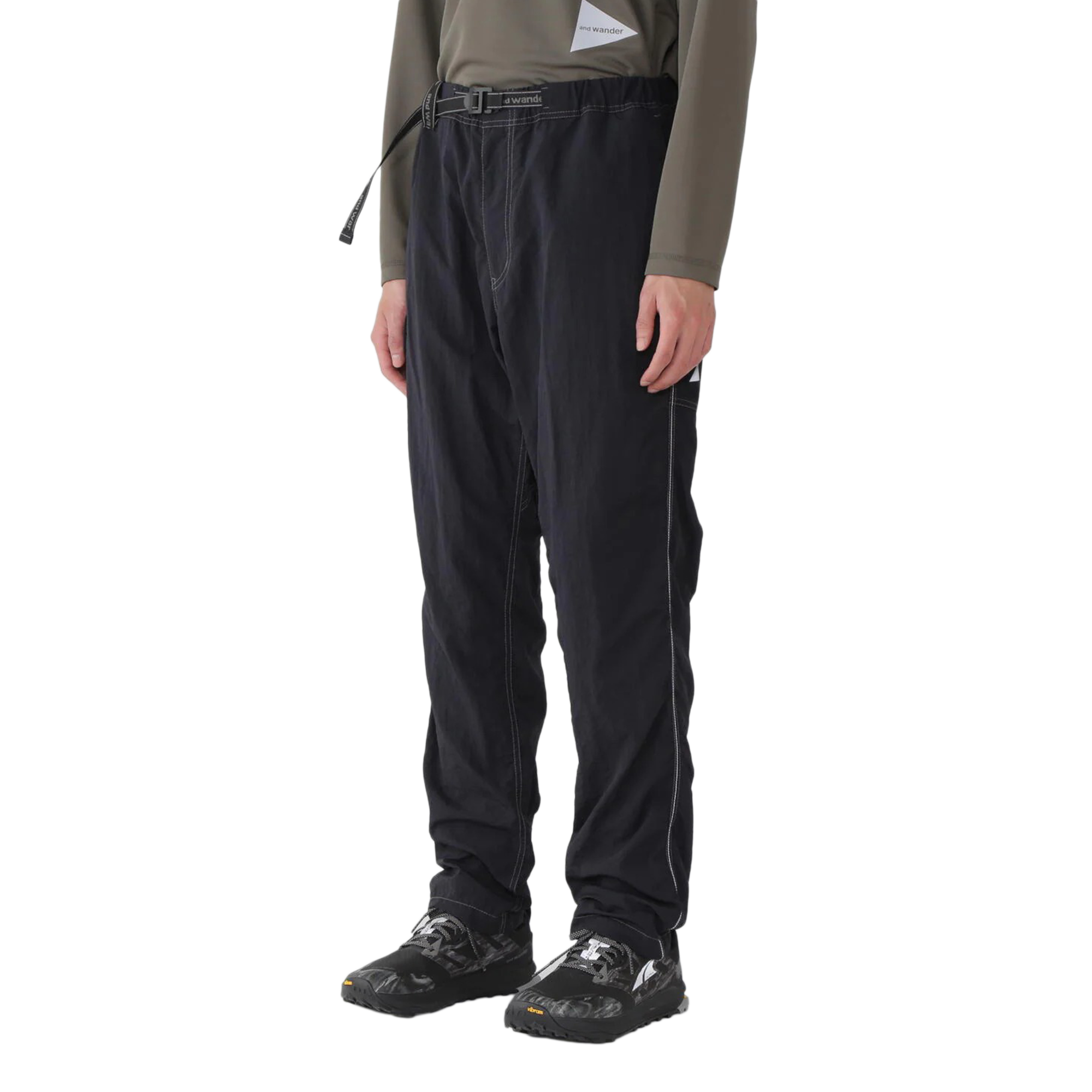 and wander Ny Taffeta Hiker Pants Black