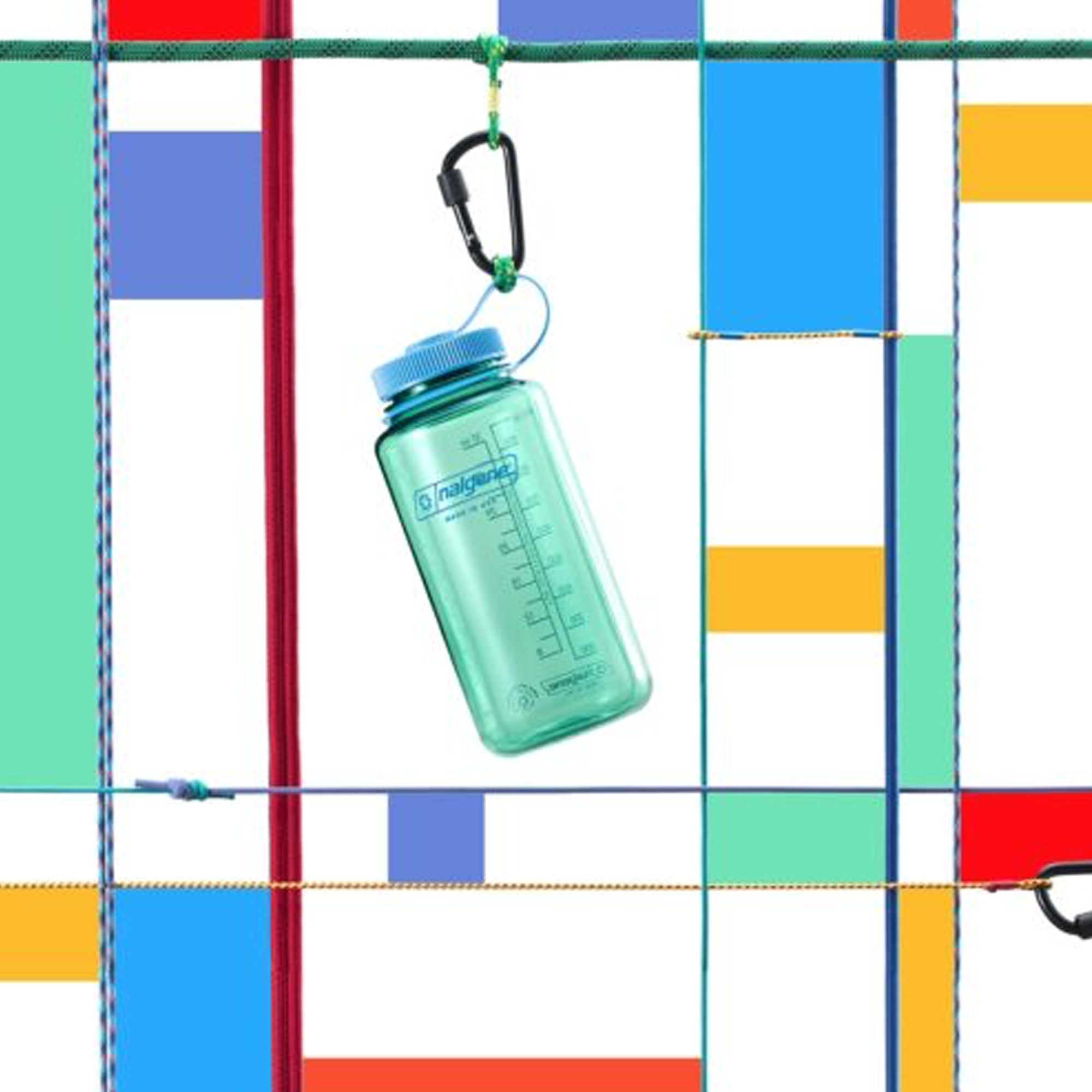 Nalgene Sustain Wide Mouth Bottle Pastel Green 1L