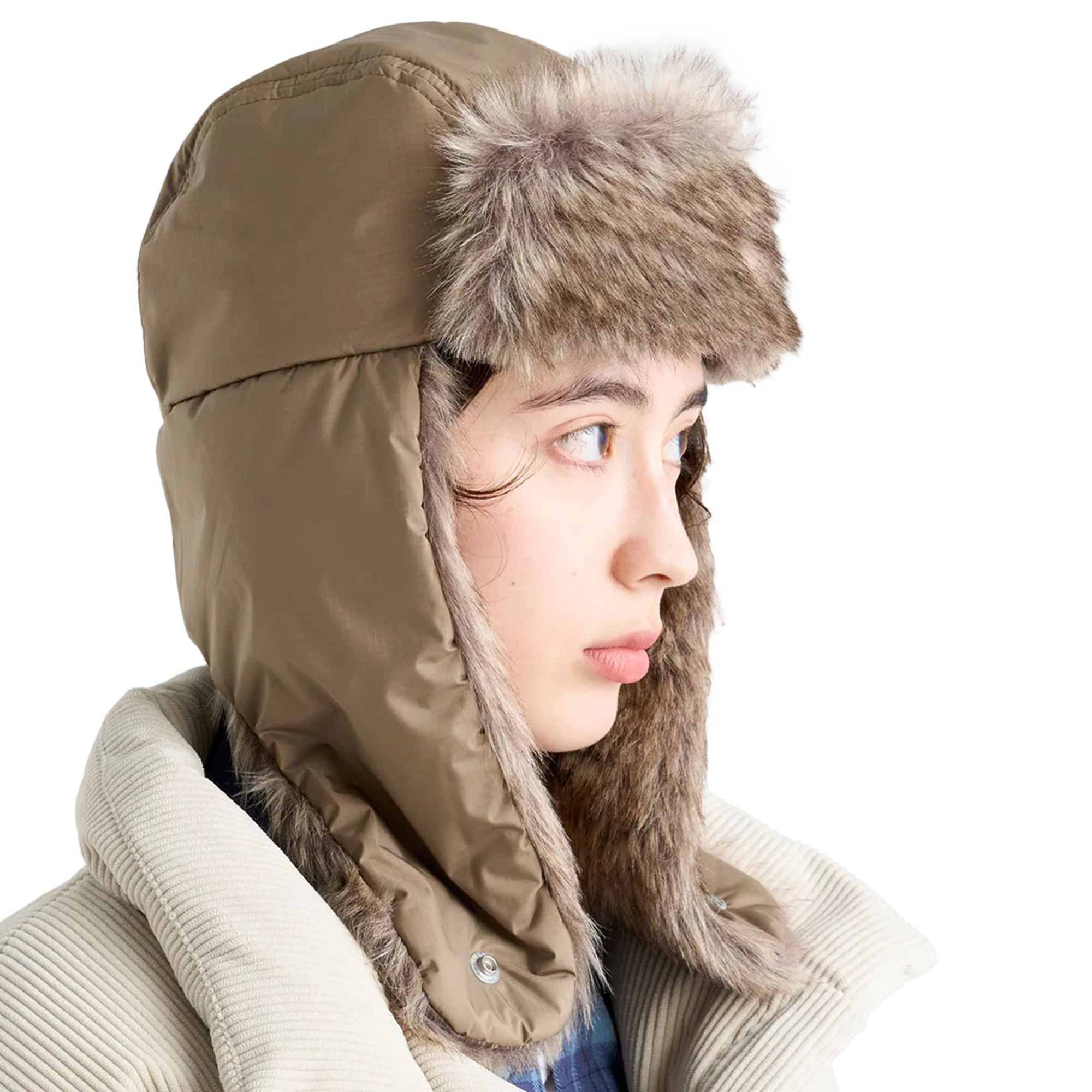 Nanga Aurora Tex Fur Flight Cap Green