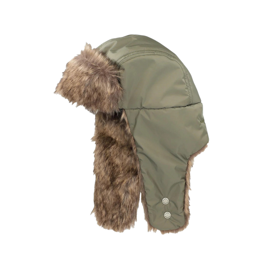 Nanga Aurora Tex Fur Flight Cap Green