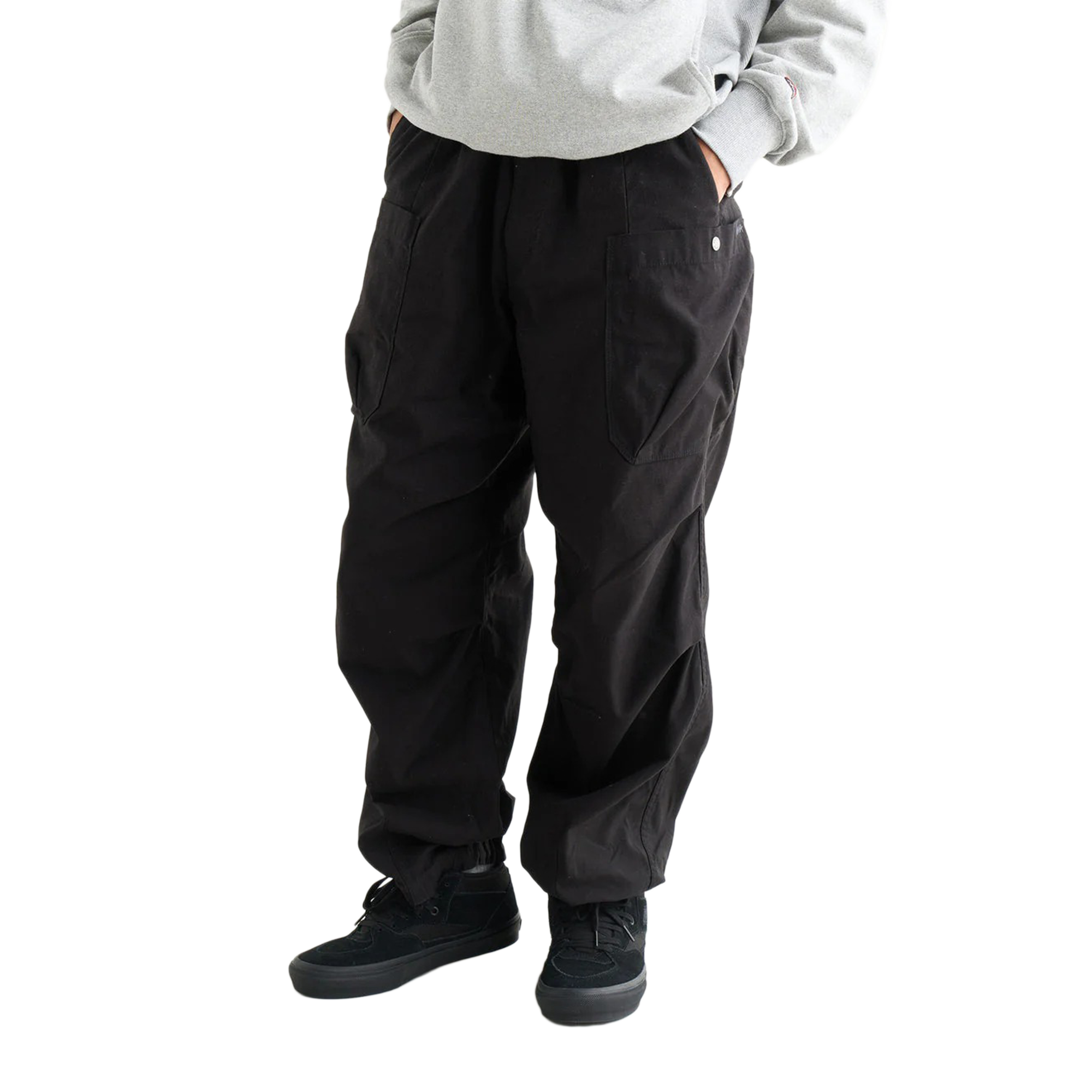 Nanga Back Satin Easy Cargo Pt Black