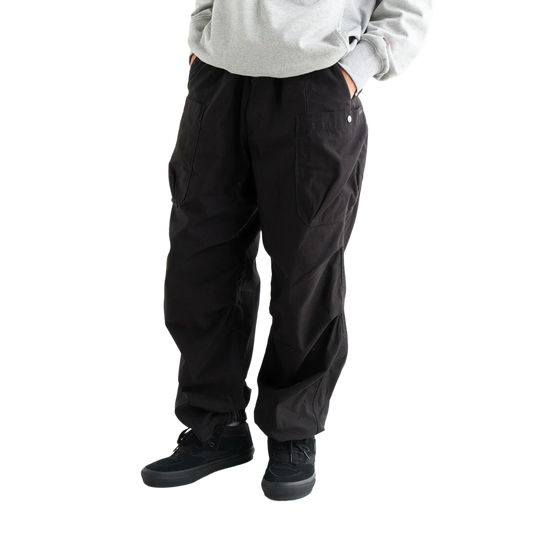 Nanga Back Satin Easy Cargo Pt Black