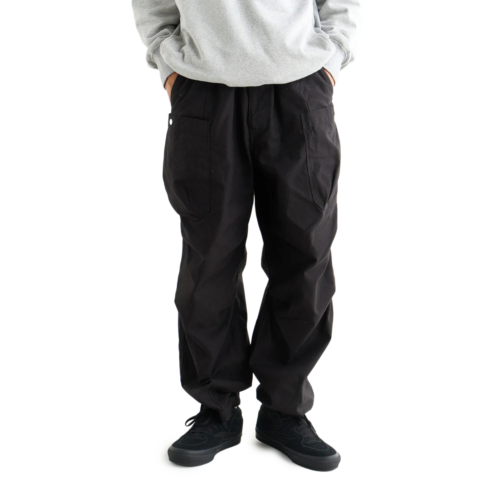 Nanga Back Satin Easy Cargo Pt Black