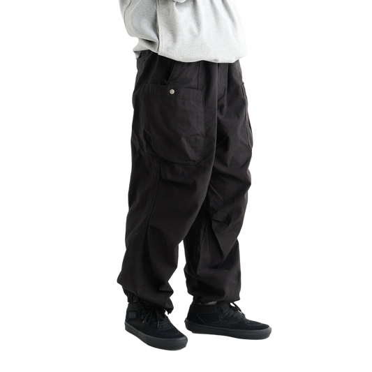 Nanga Back Satin Easy Cargo Pt Black