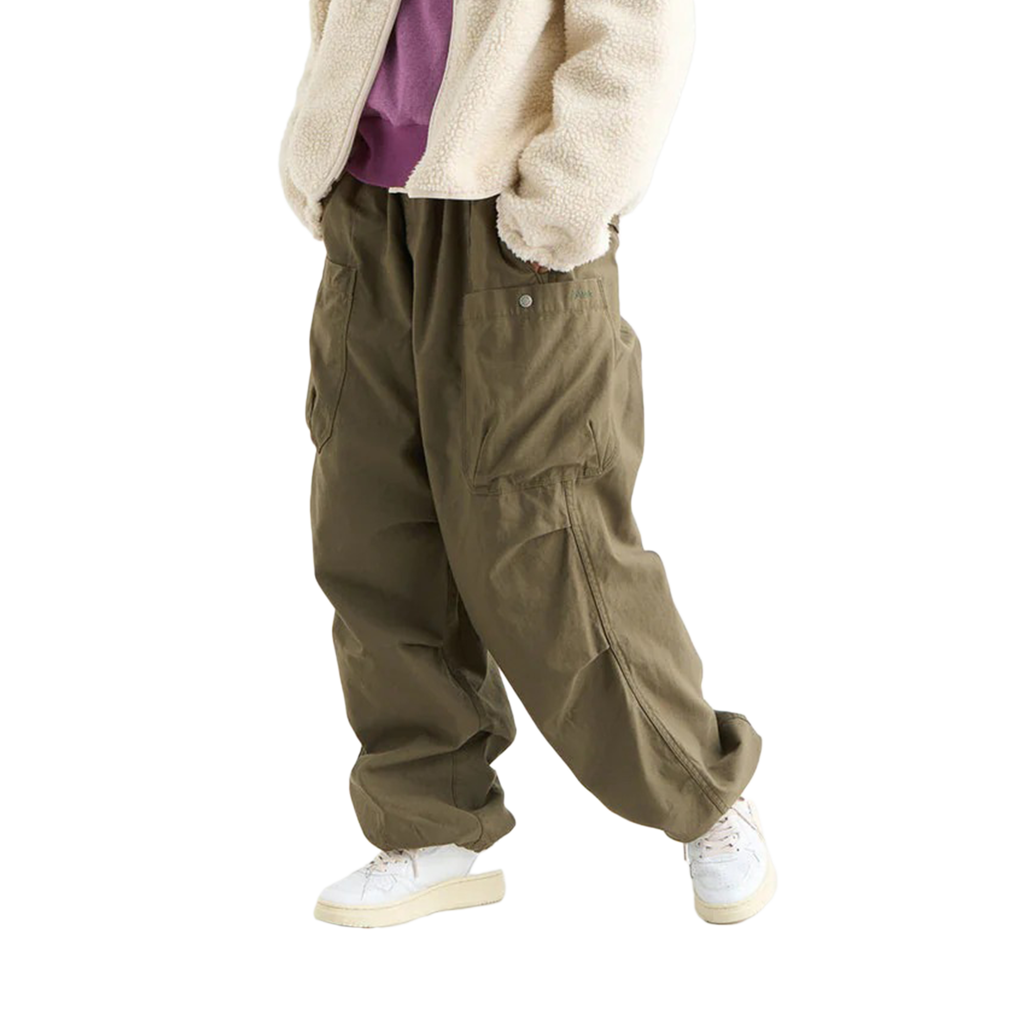 Nanga Back Satin Easy Cargo Pt Olive