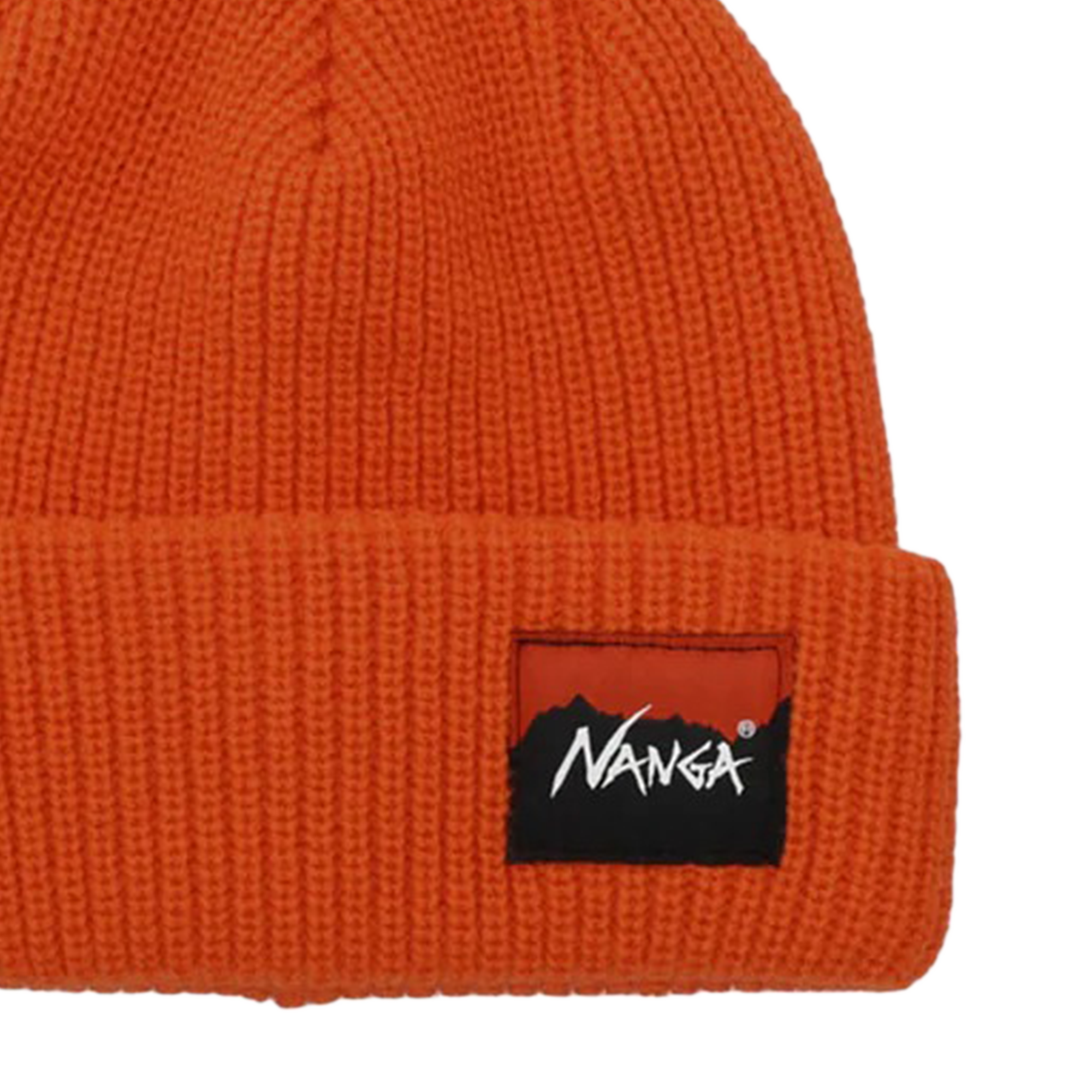 Nanga Box Logo Bulky Beanie Orange