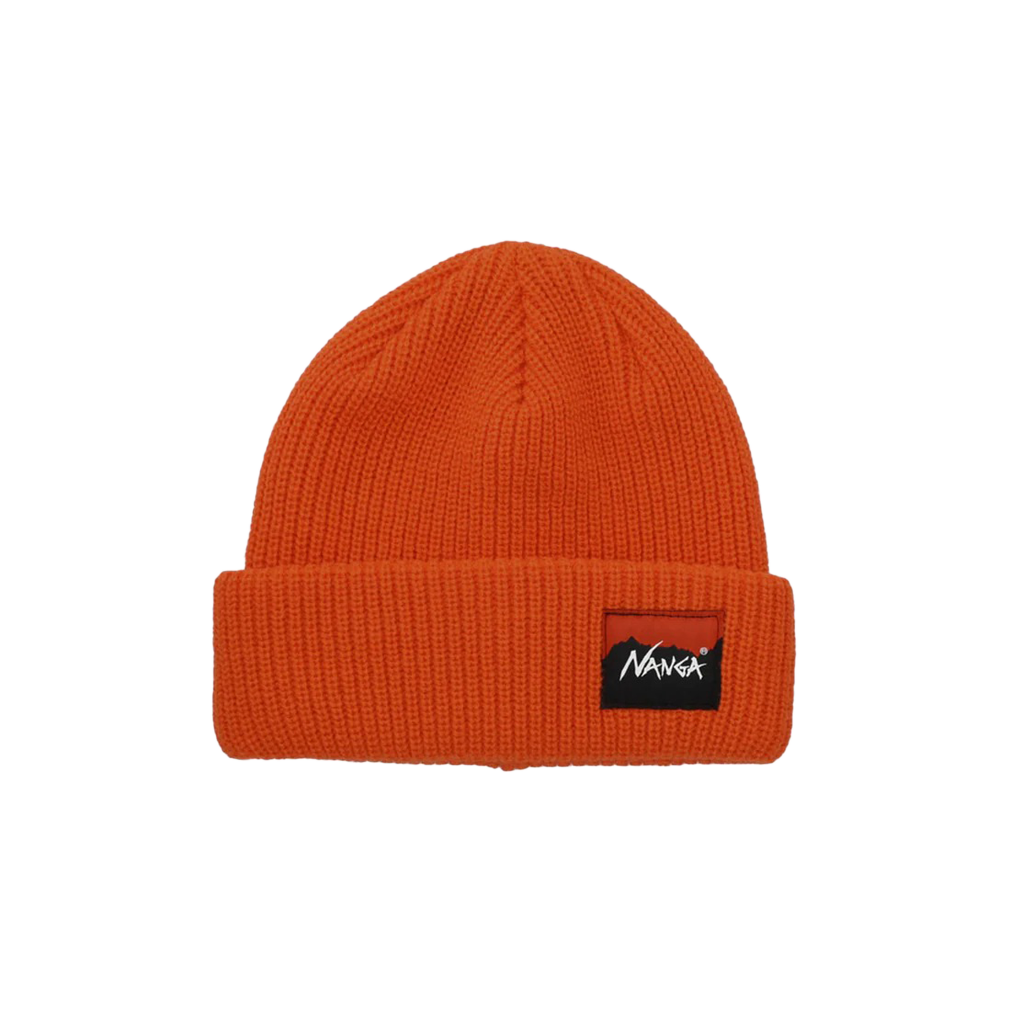 Nanga Box Logo Bulky Beanie Orange
