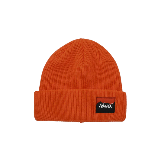 Nanga Box Logo Bulky Beanie Orange