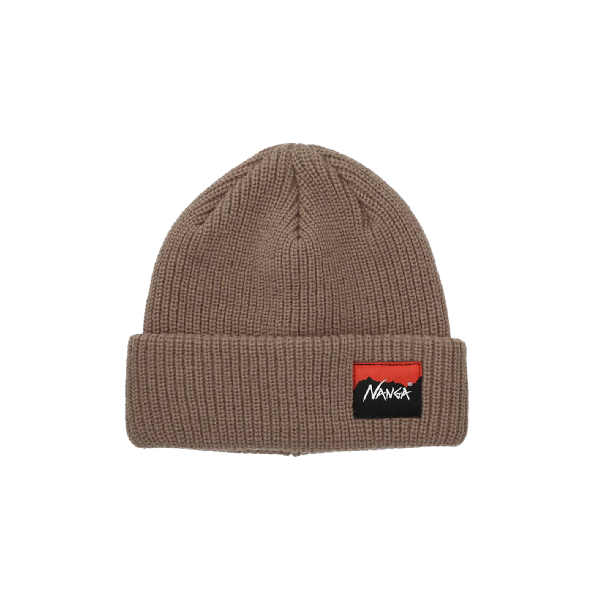 Nanga Box Logo Bulky Beanie Beige