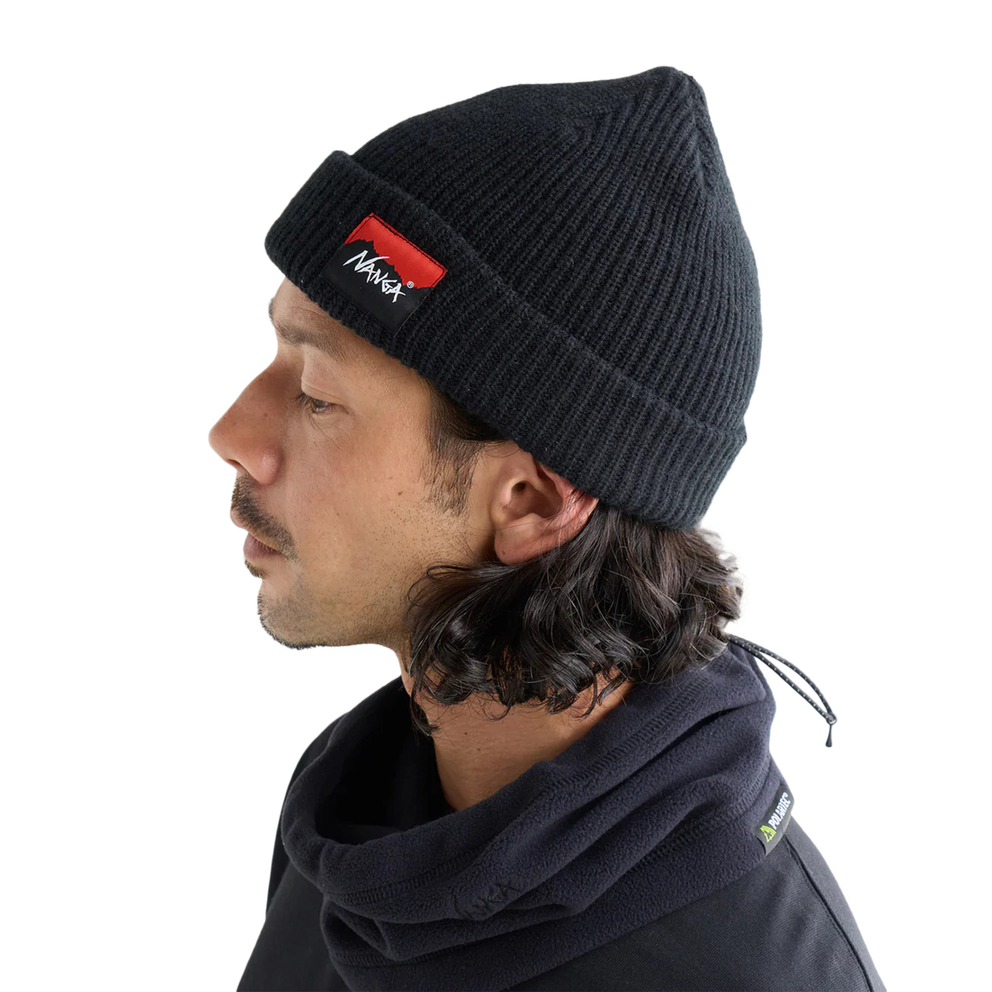 Nanga Box Logo Bulky Beanie Black