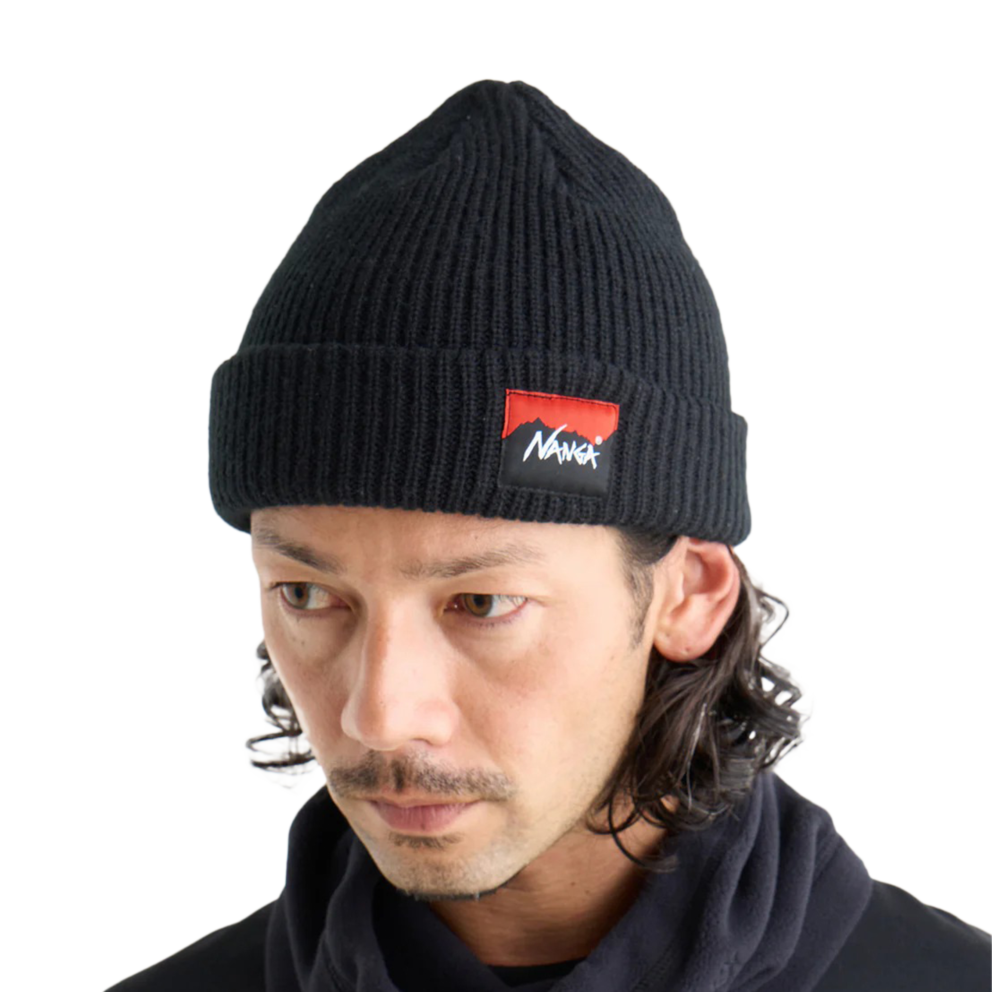 Nanga Box Logo Bulky Beanie Black