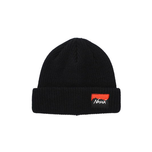 Nanga Box Logo Bulky Beanie Black