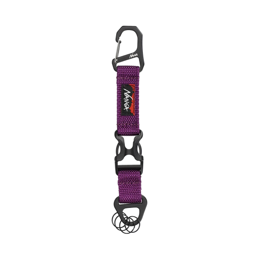 Nanga Carabiner Key Holder Purple