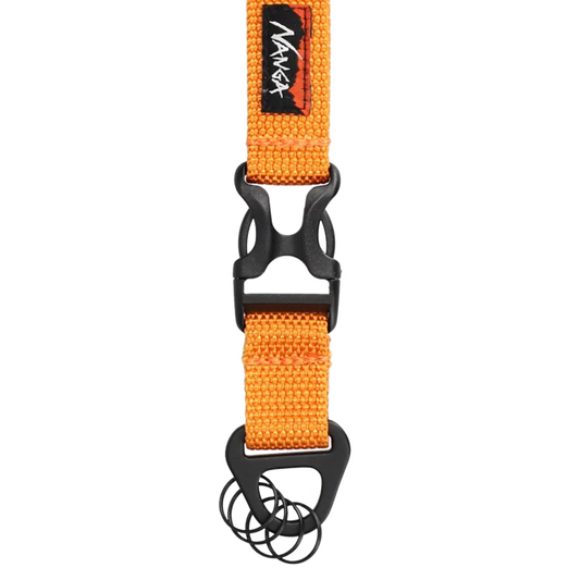 Nanga Carabiner Key Holder Orange