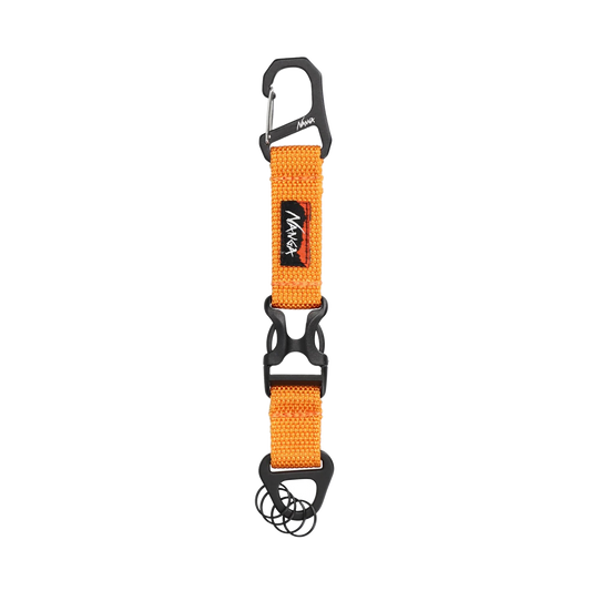 Nanga Carabiner Key Holder Orange
