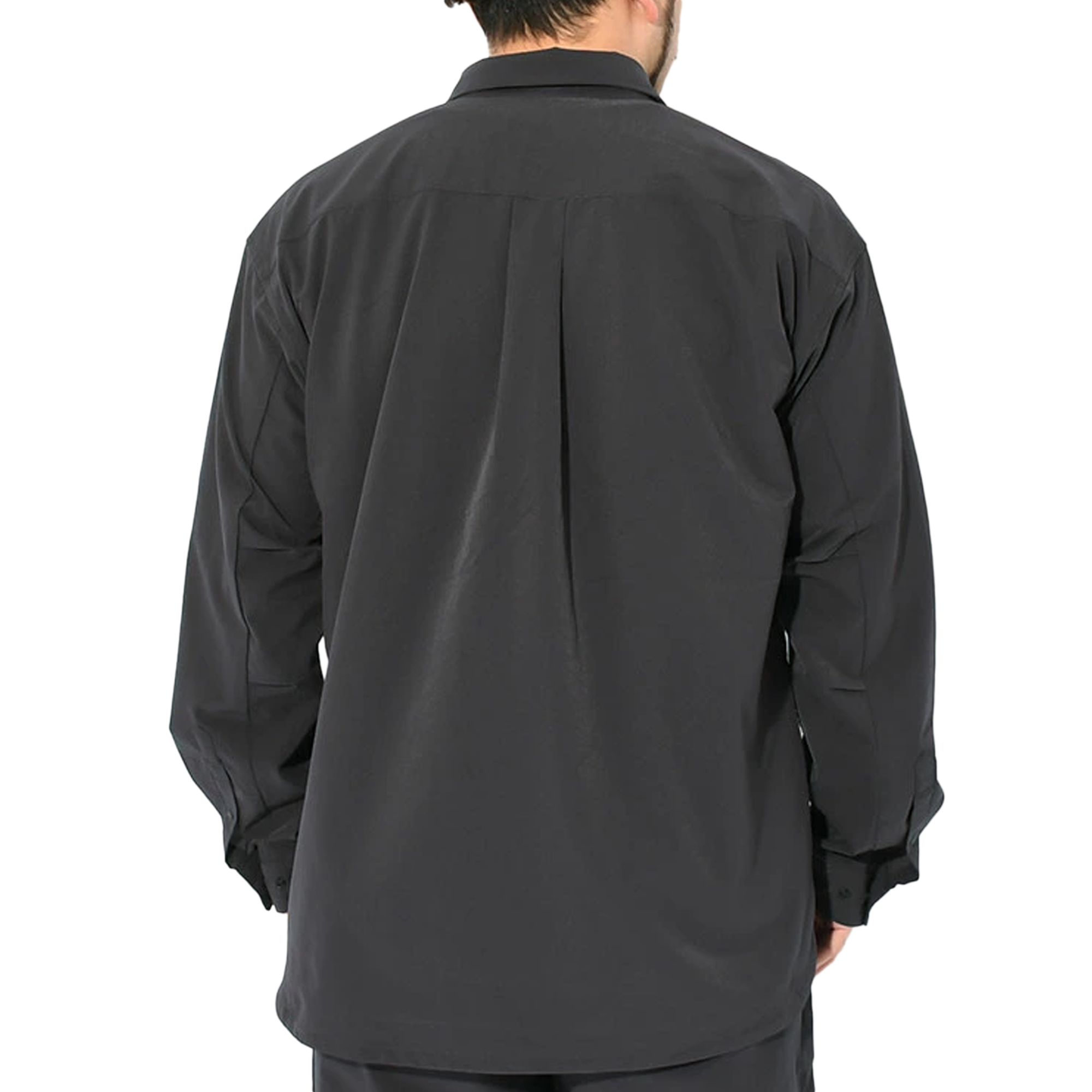 Nanga Dotair Comfy Long Sleeve Shirt Black NW2411-1E905-A