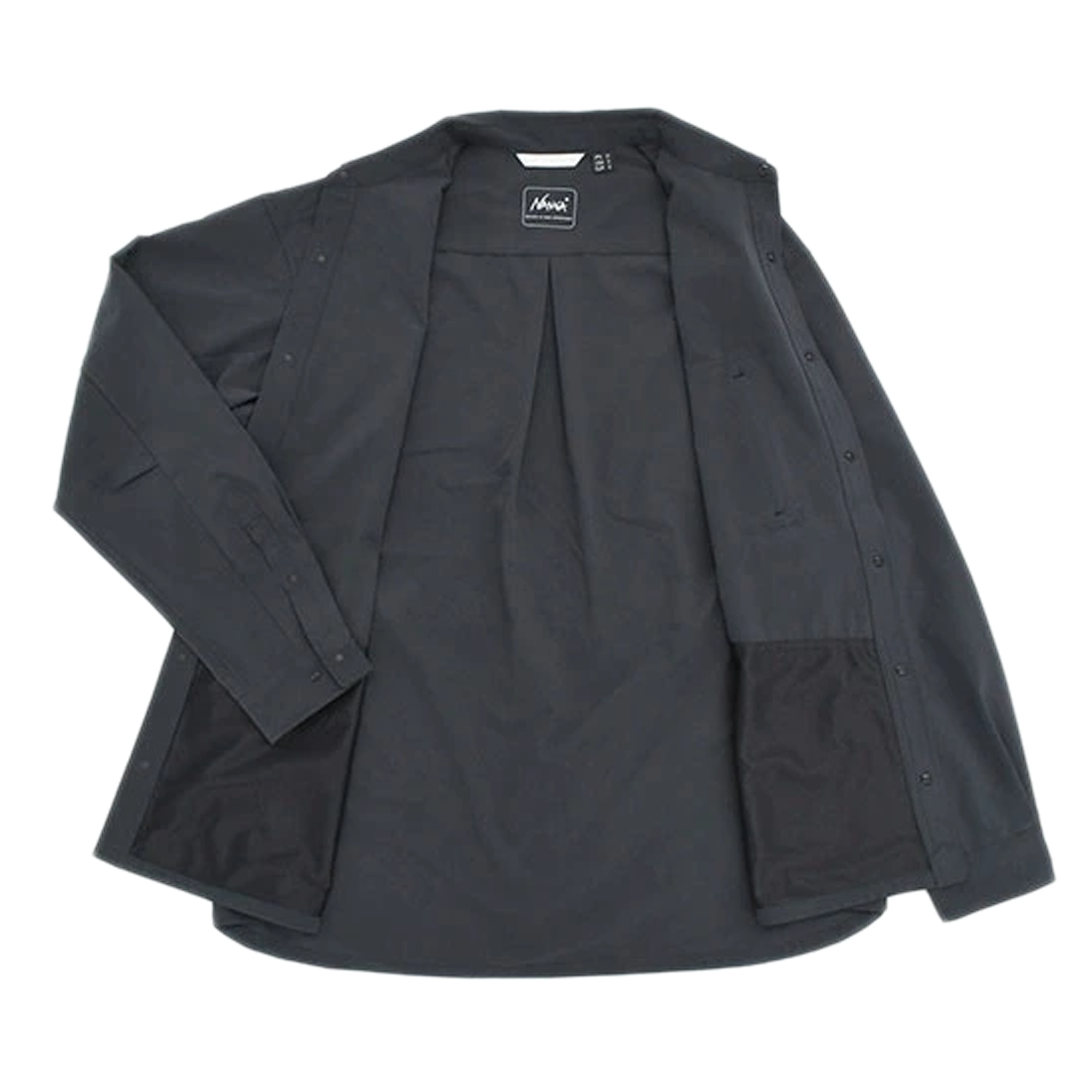 Nanga Dotair Comfy Long Sleeve Shirt Black NW2411-1E905-A