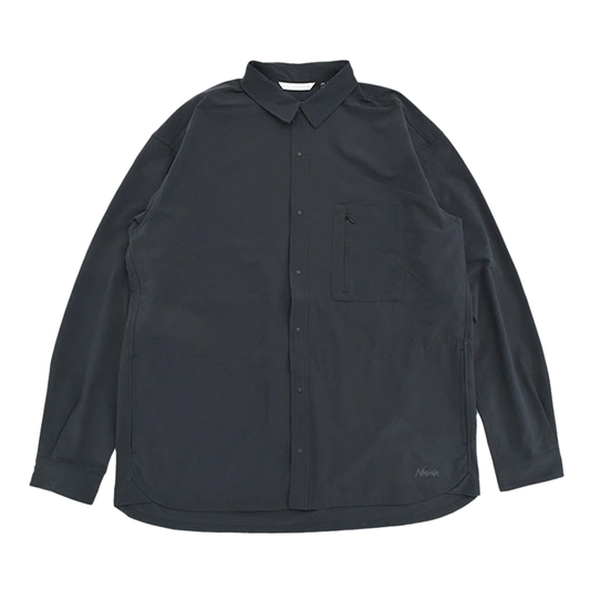 Nanga Dotair Comfy Long Sleeve Shirt Black NW2411-1E905-A
