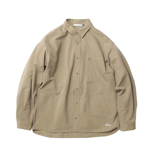 Nanga Dotair Comfy Long Sleeve Shirt Beige