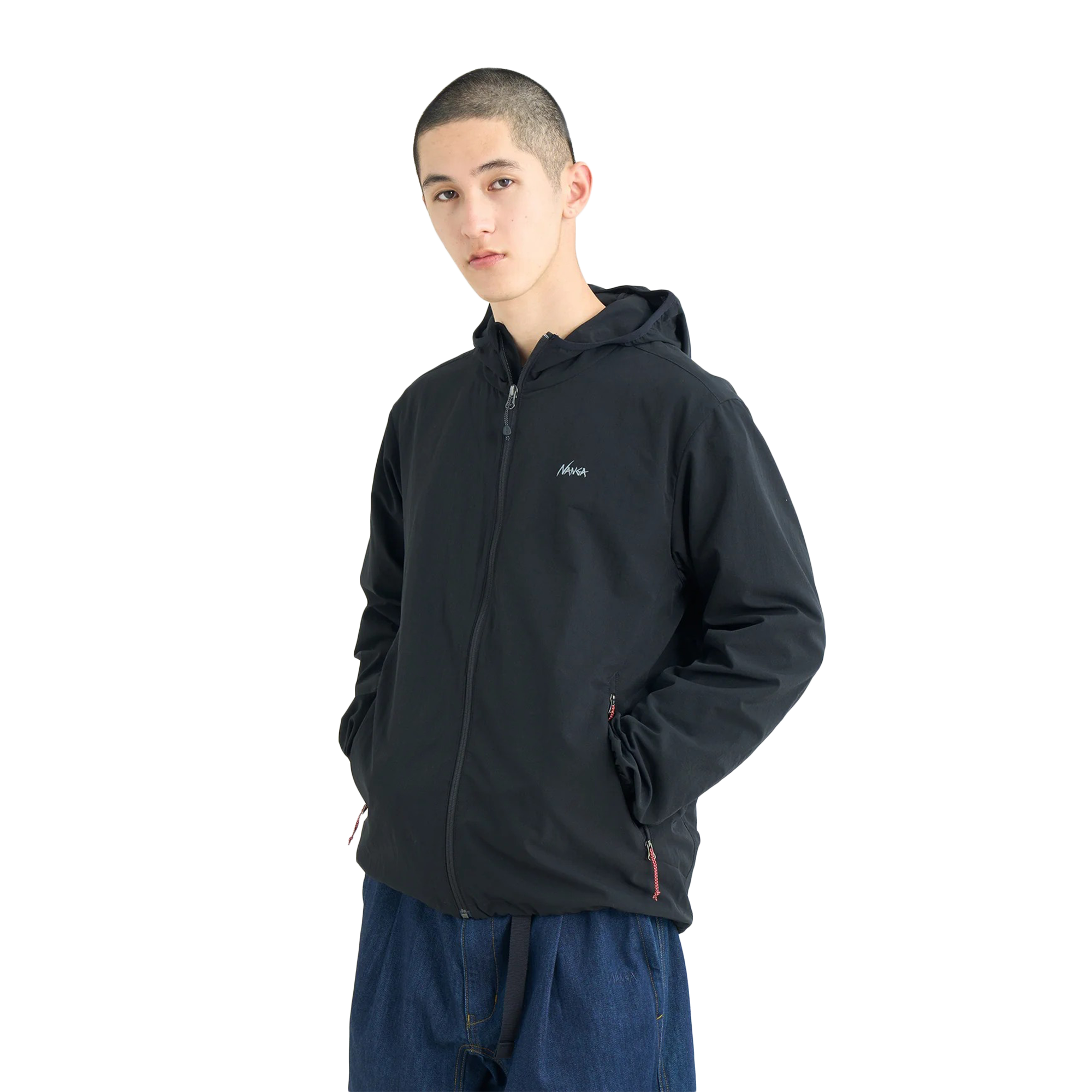 Nanga Dotair Comfy Zip Parka P.Black