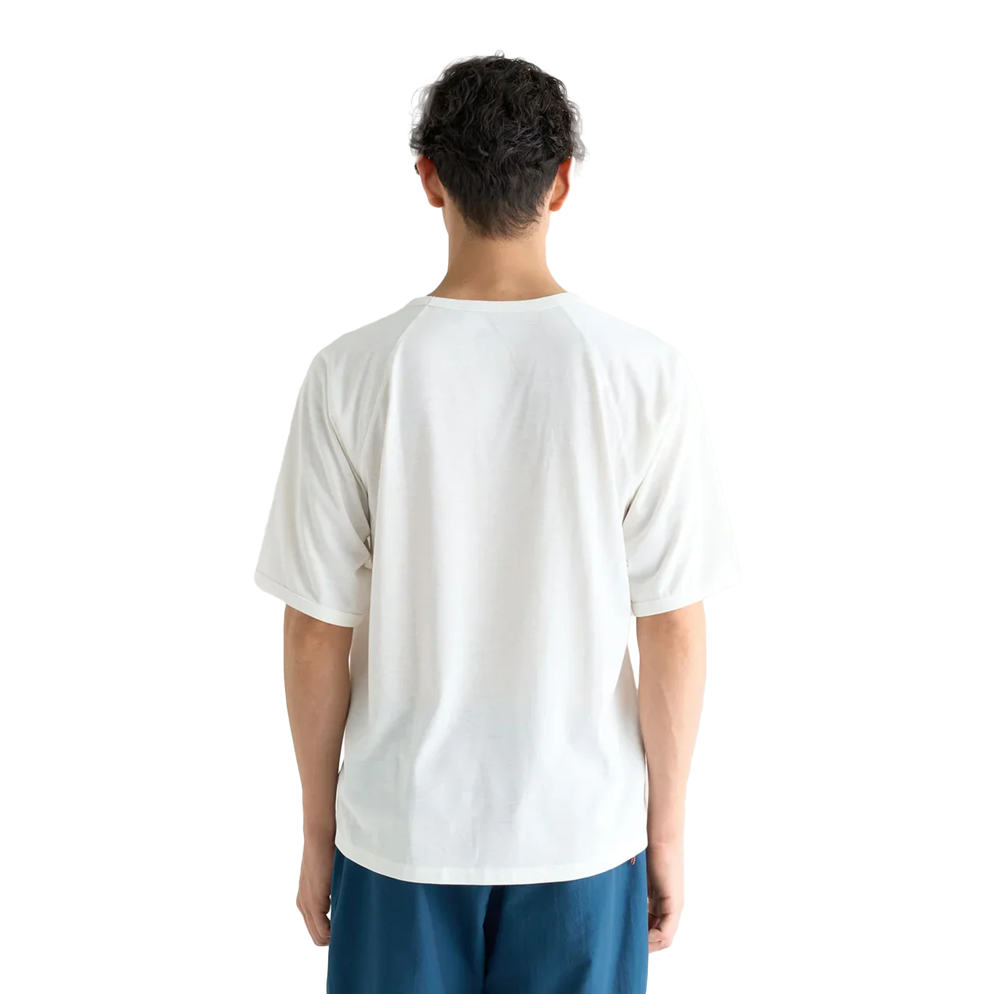 Nanga Dry Mix Raglan Sleeve T-Shirt White