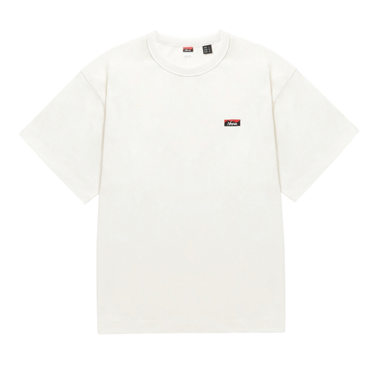Nanga Eco Hybrid Box Logo Embroidery T-Shirt White NW2411-1G804-A