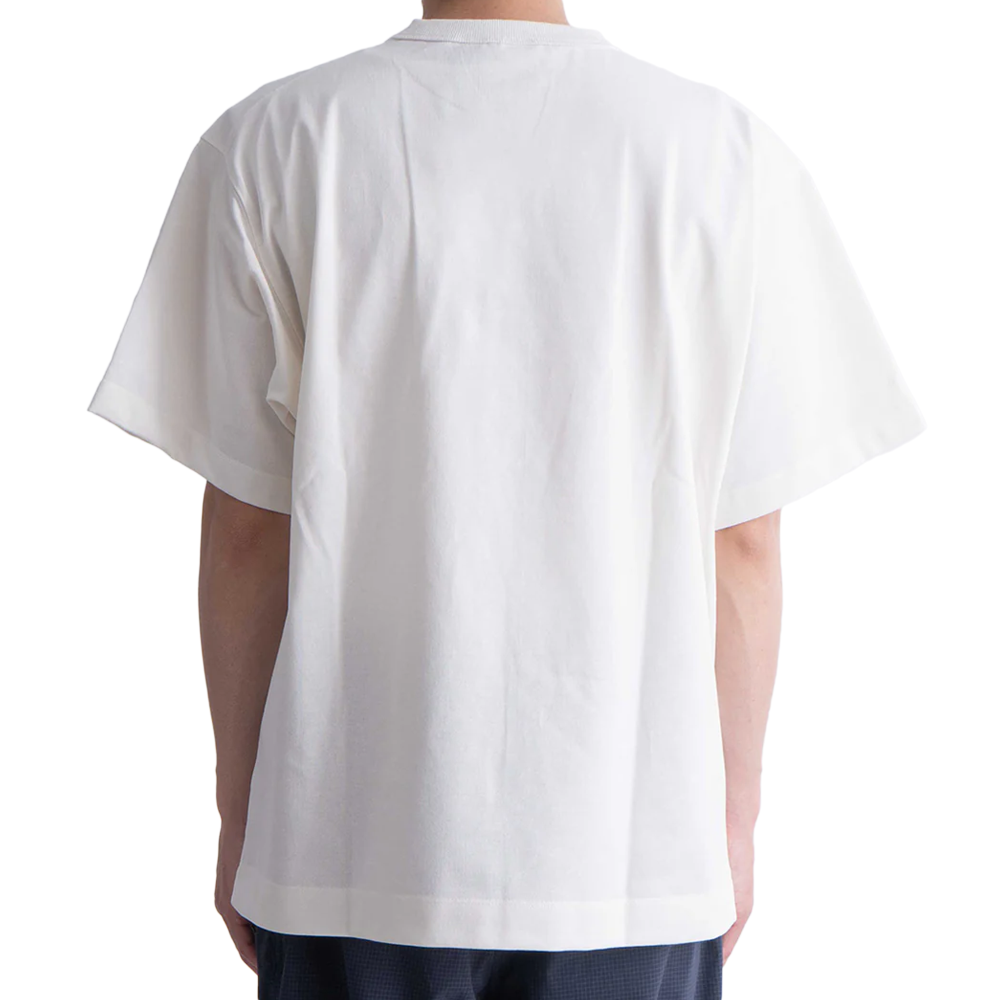 Nanga Eco Hybrid Box Logo Embroidery T-Shirt White NW2411-1G804-A