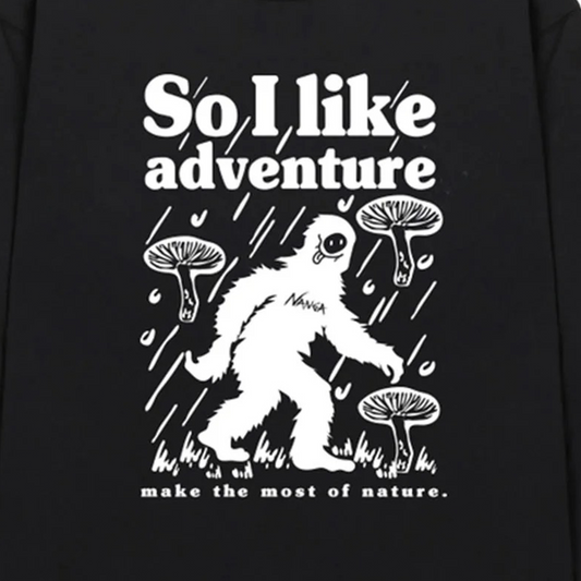 Nanga Eco Hybrid L/S Tee/Uma Black