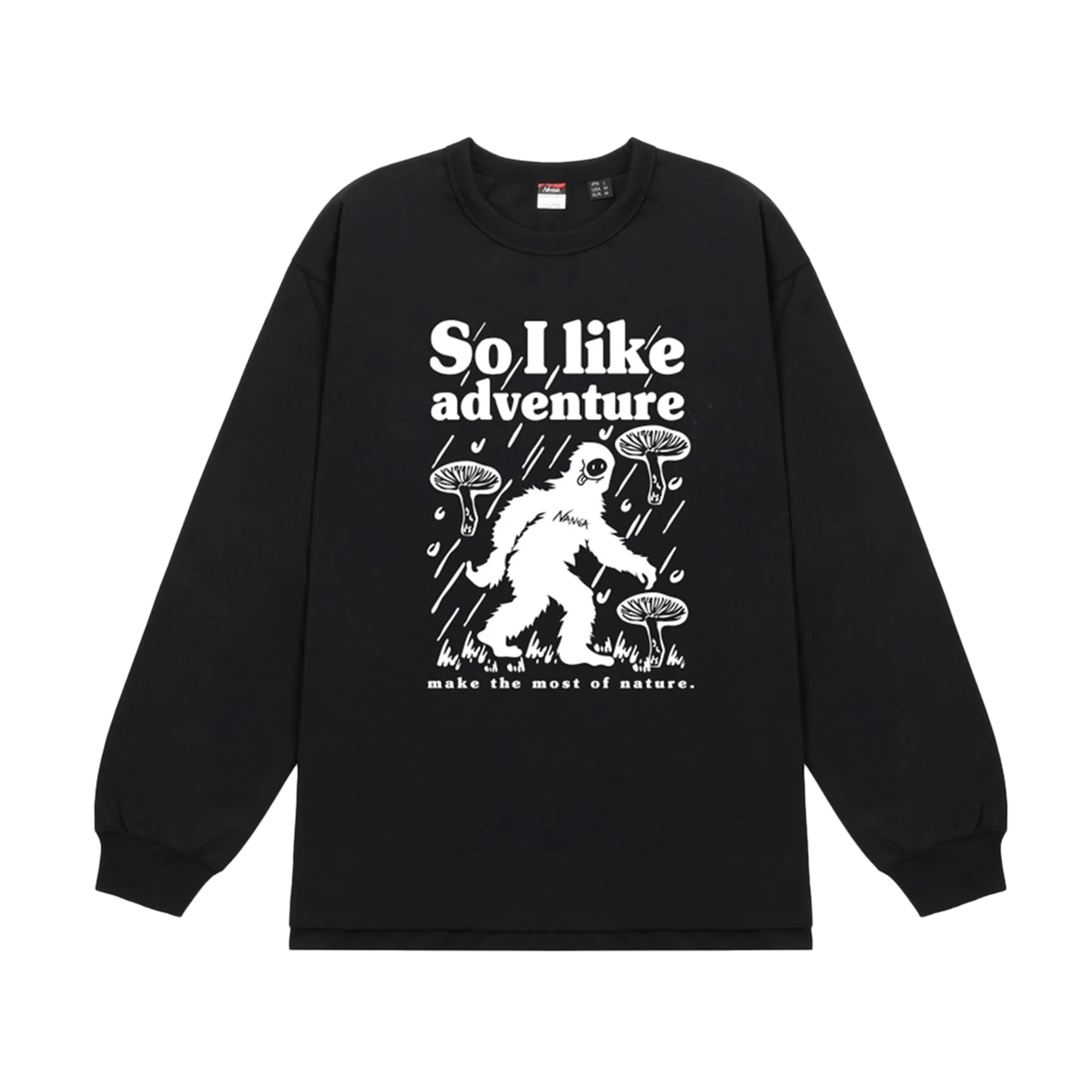 Nanga Eco Hybrid L/S Tee/Uma Black