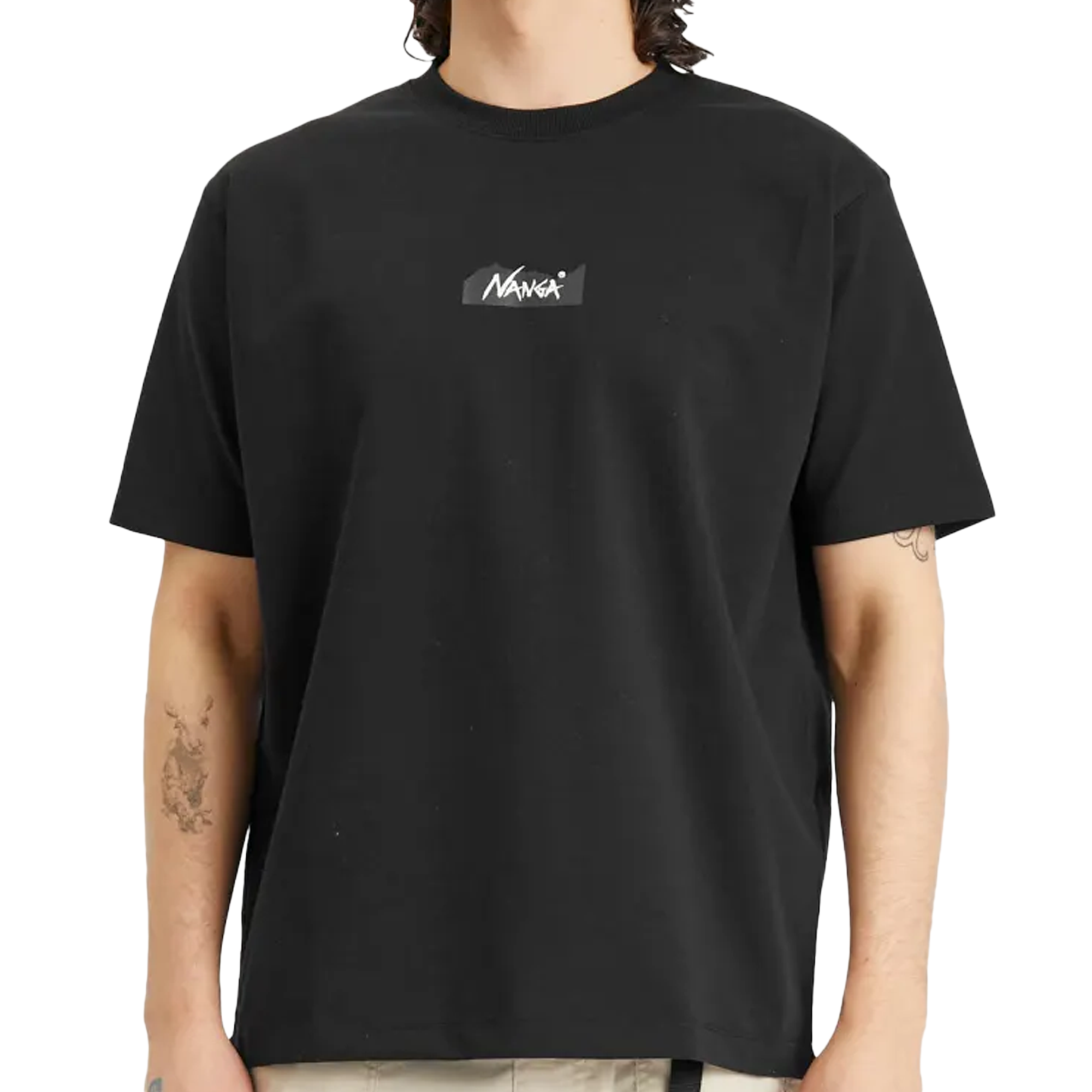 Nanga Eco Hybrid MT Logo T-Shirt Black NW2211-1G208