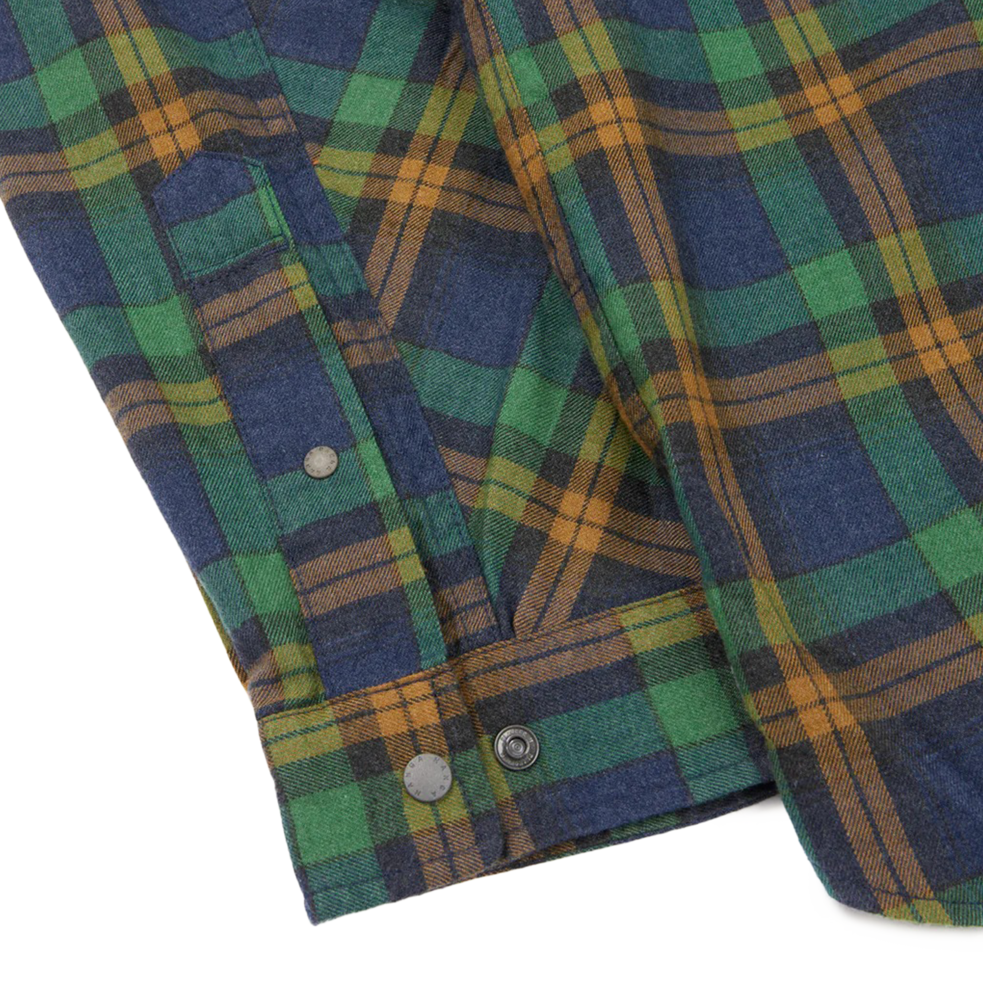 Nanga Fade Tartan Check Camp Shirt Yellow
