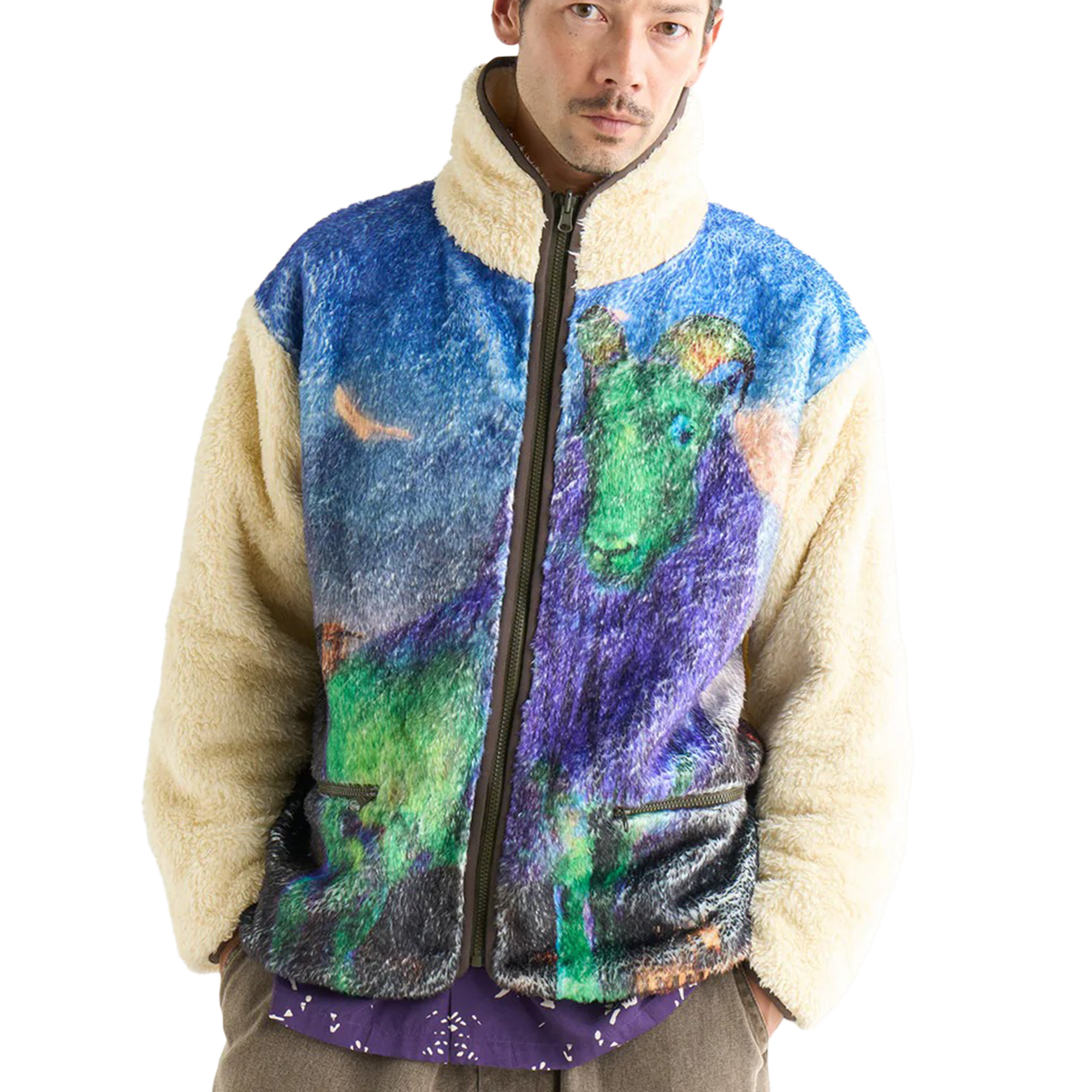 Nanga Fairly Fleece Jacket Off White