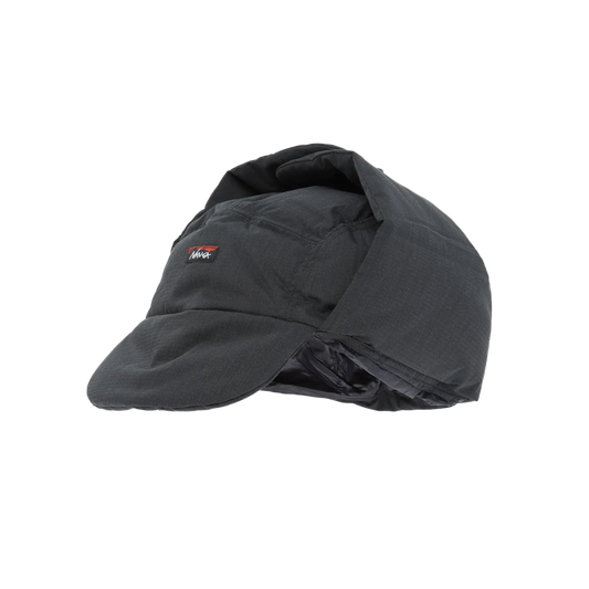 Nanga Hinoc Ripstop Down Ear Flap Cap Black