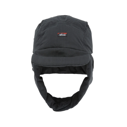 Nanga Hinoc Ripstop Down Ear Flap Cap Black