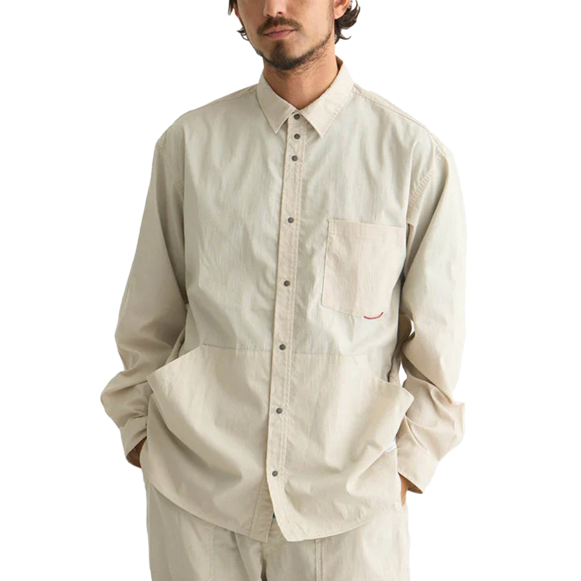 Nanga Hinoc Ripstop UT Shirt Light Grey