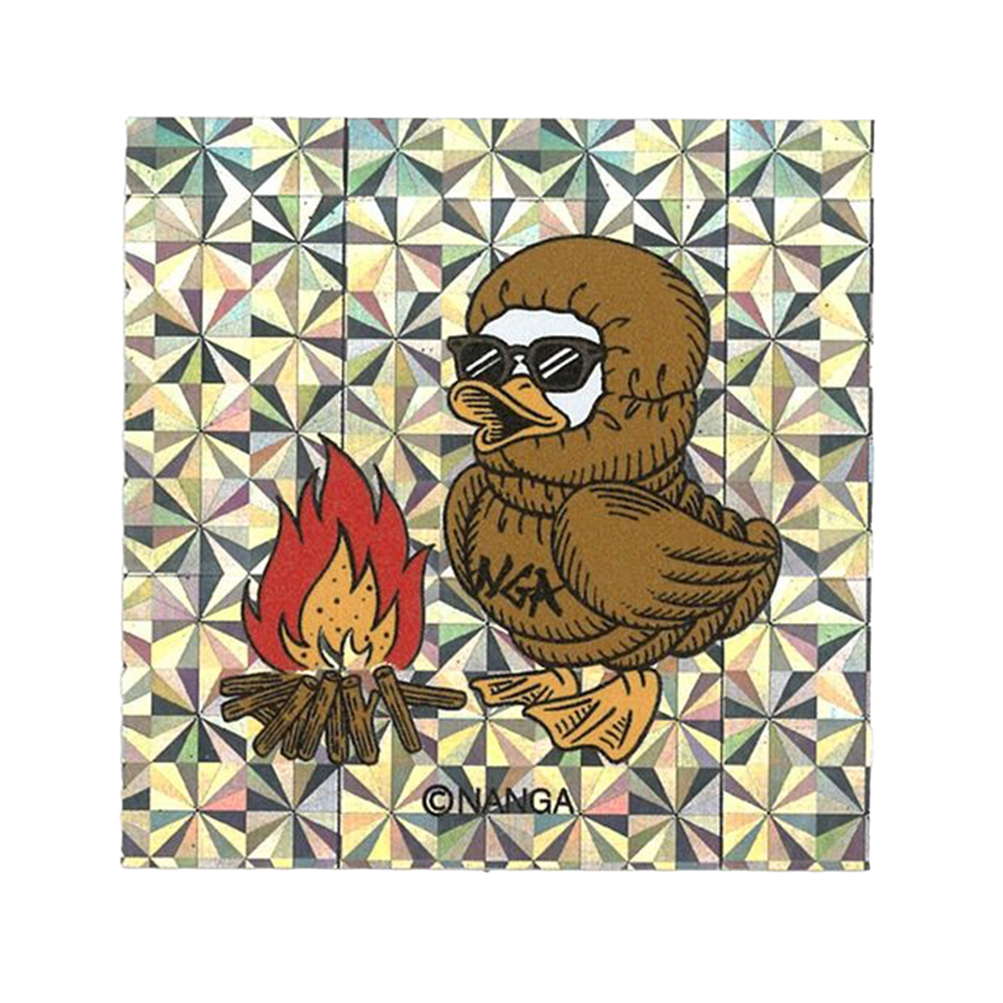 Nanga Holographic Gaaacy Square Sticker Takibi