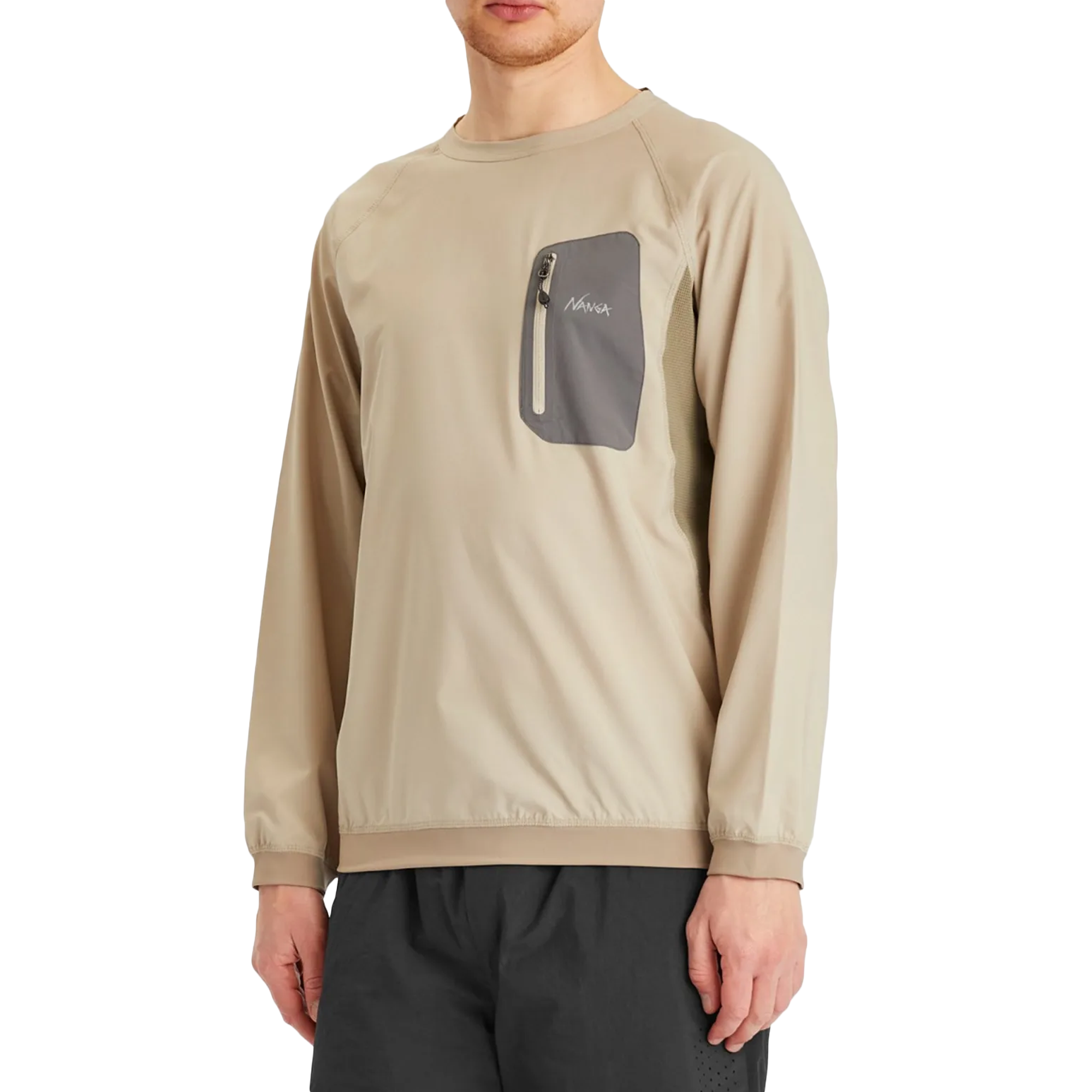Nanga Hybrid Flex Long Sleeve Top Beige