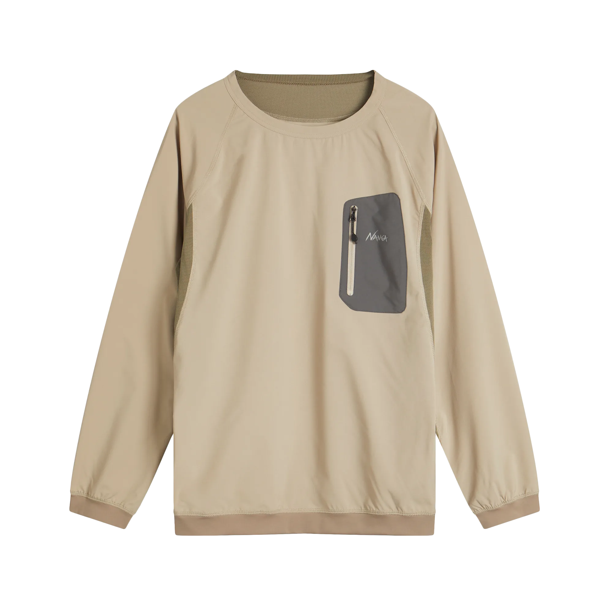 Nanga Hybrid Flex Long Sleeve Top Beige