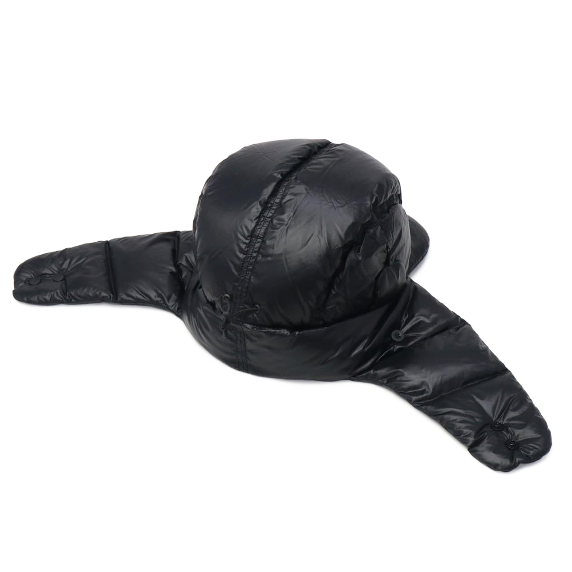 Nanga Mountain Lodge Down Ear Flap Cap Orange