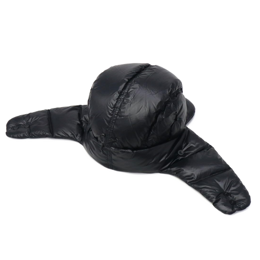 Nanga Mountain Lodge Down Ear Flap Cap Orange