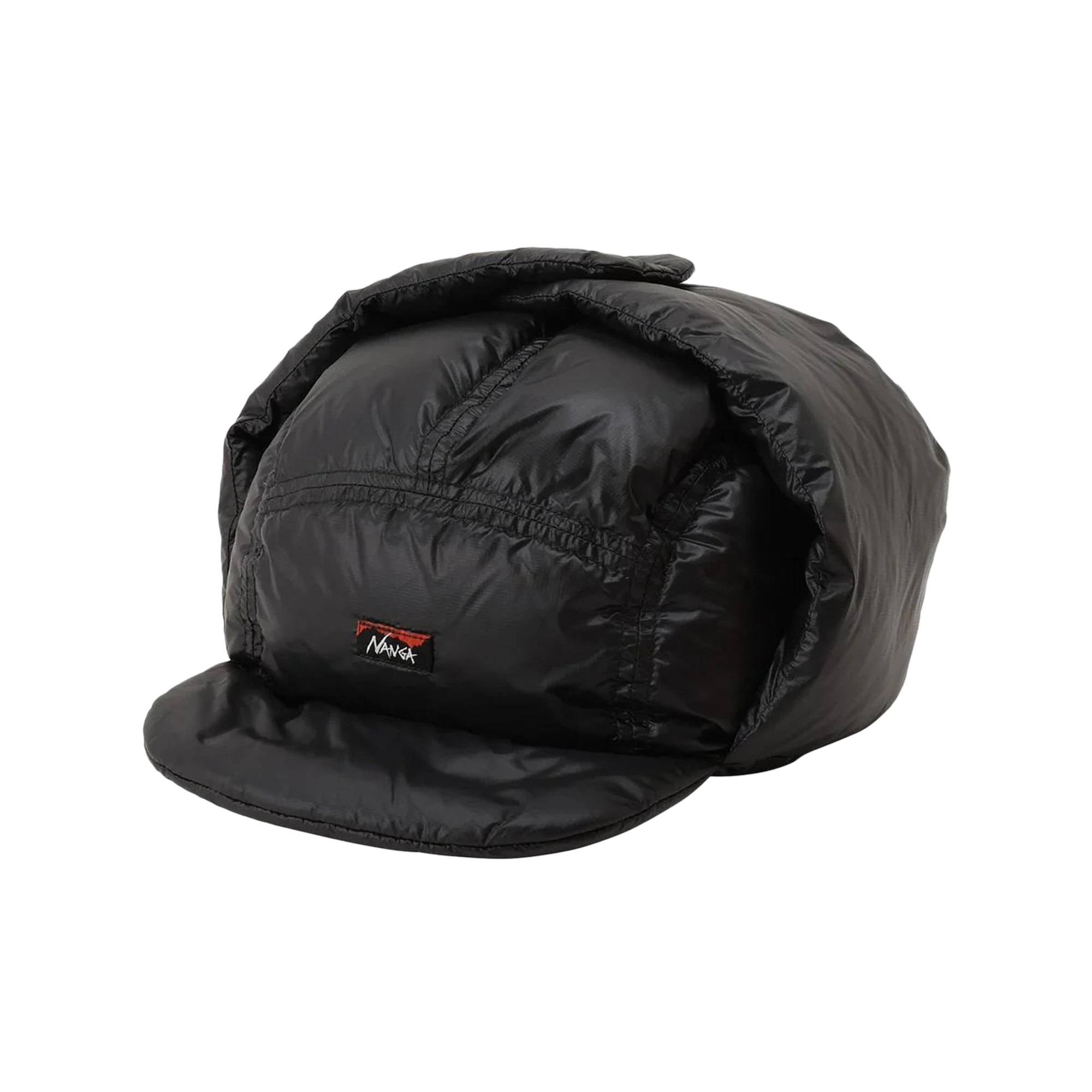 Nanga Mountain Lodge Down Ear Flap Cap Black