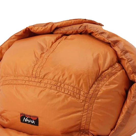 Nanga Mountain Lodge Down Ear Flap Cap Orange