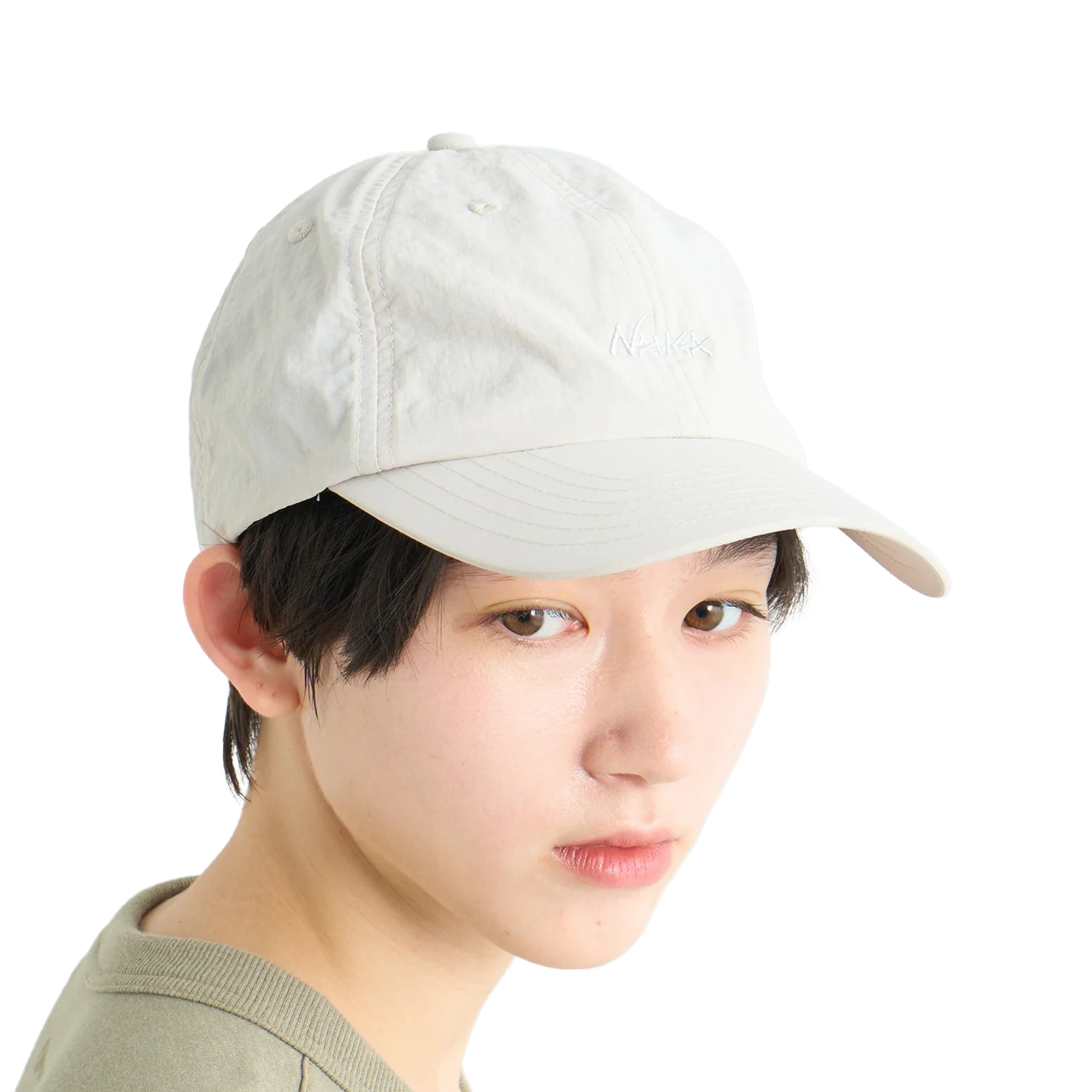 Nanga Nylon Tusser BB Cap Ivory