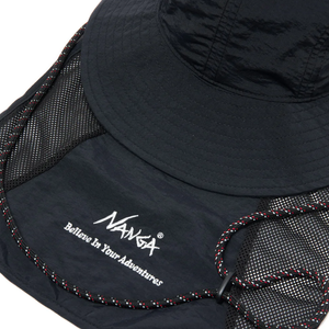 Nanga Nylon Tusser Sunshade Hat Black