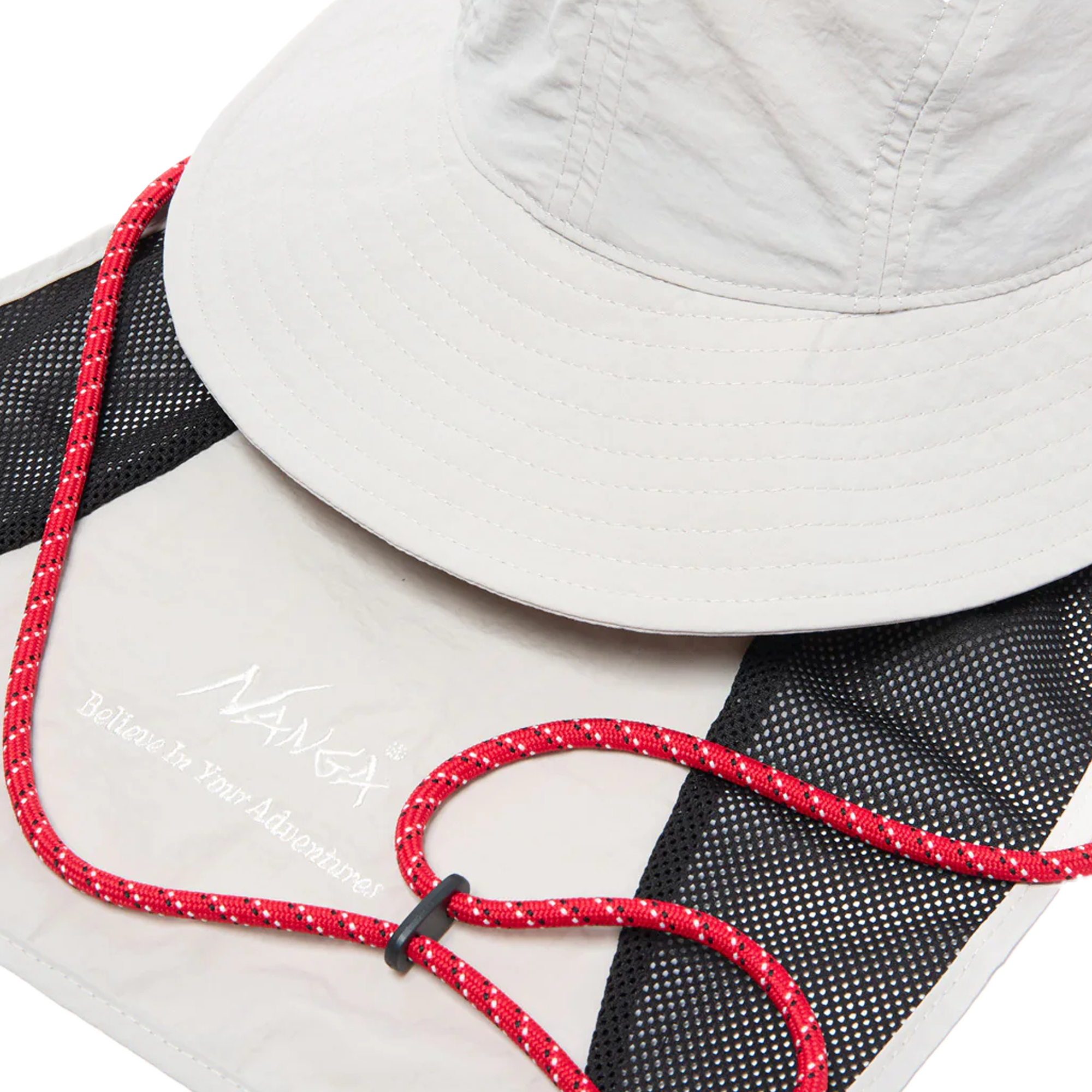 Nanga Nylon Tusser Sunshade Hat Ivory